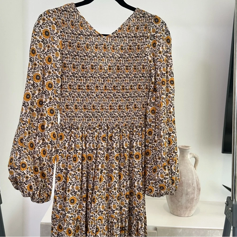 🛑SOLD🛑Christy Dawn The Aimee Dress in Golden Sunflower  Size XS/S - Picture 10 of 16